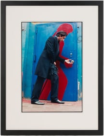 Sylvia Plachy Photograph, The Blue Door, Adrien Brody