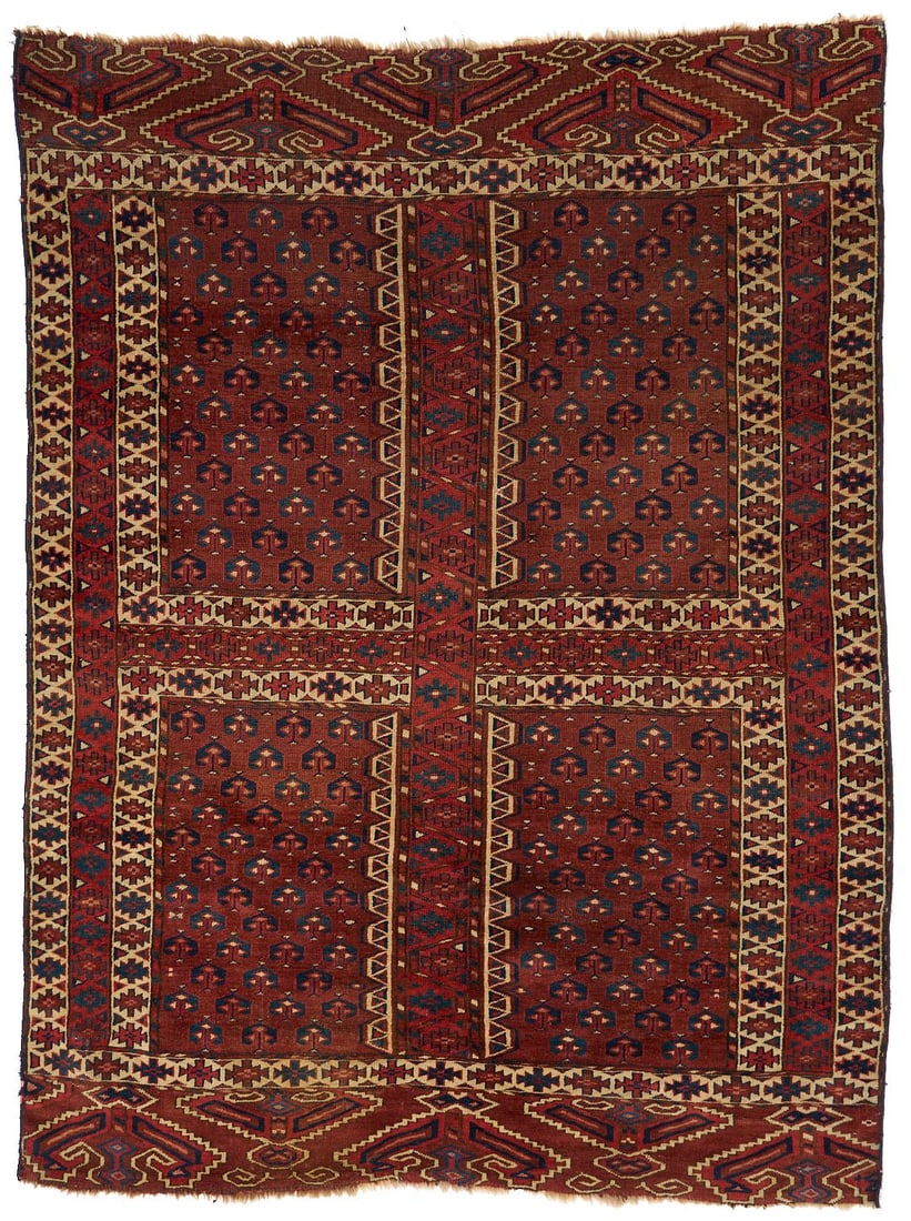 Antique Yomud or Yomut Turkmen Ensi Rug (1 of 13)