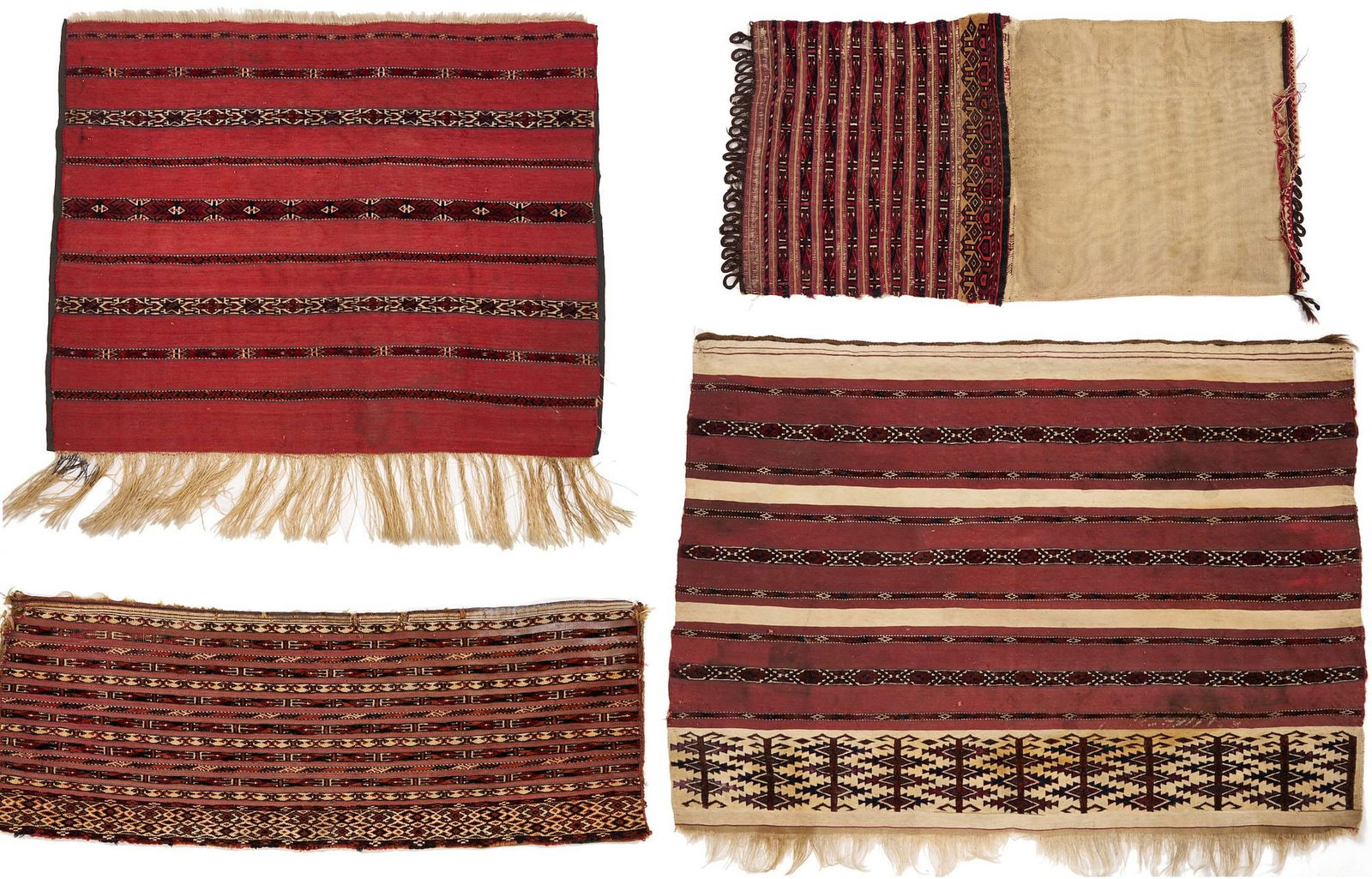 4 Antique Turkmen Tekke Torba Weavings (1 of 20)