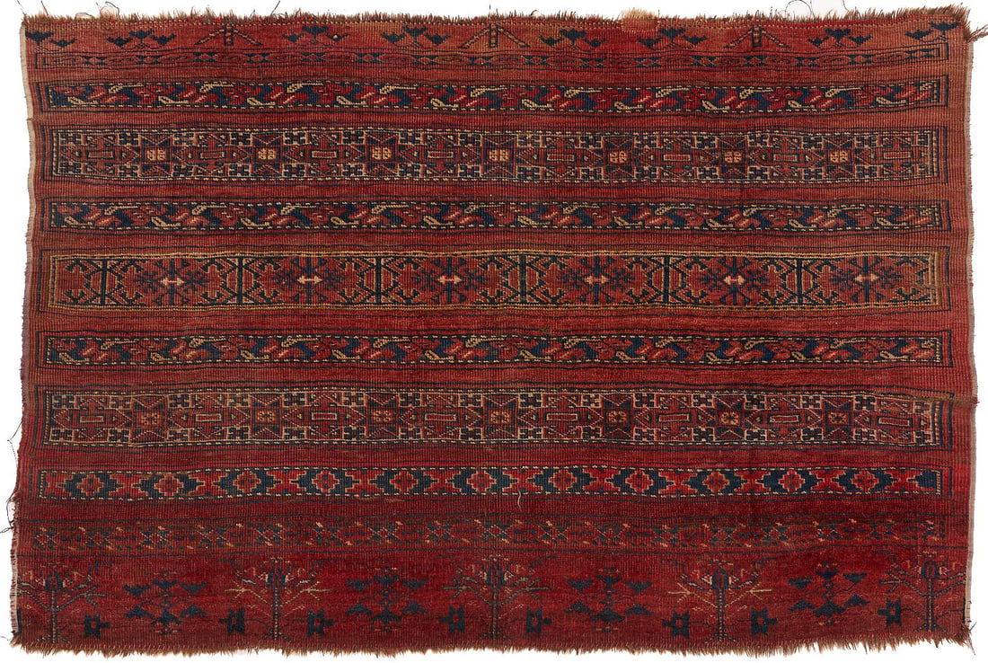 Antique Turkmen Ersari Ak-Chuval Rug (1 of 15)
