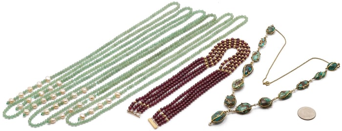 3 Gemstone Jewelry Necklaces