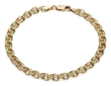 Ladies' 10K Gold Charm Bracelet