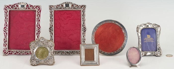 7 Sterling Silver Picture Frames