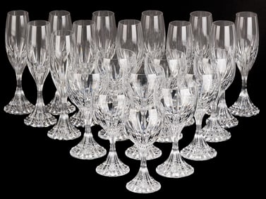 21 Baccarat Messena Pattern Water Goblets