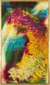 Cecil Shapiro, Mid-Century O/C Painting, Migration