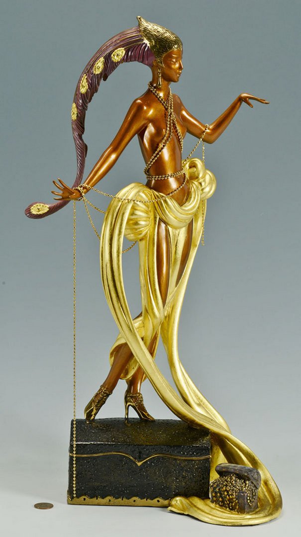 Erte Bronze Sculpture "Pleasure of the Courtesan" May 18, 2013 Case