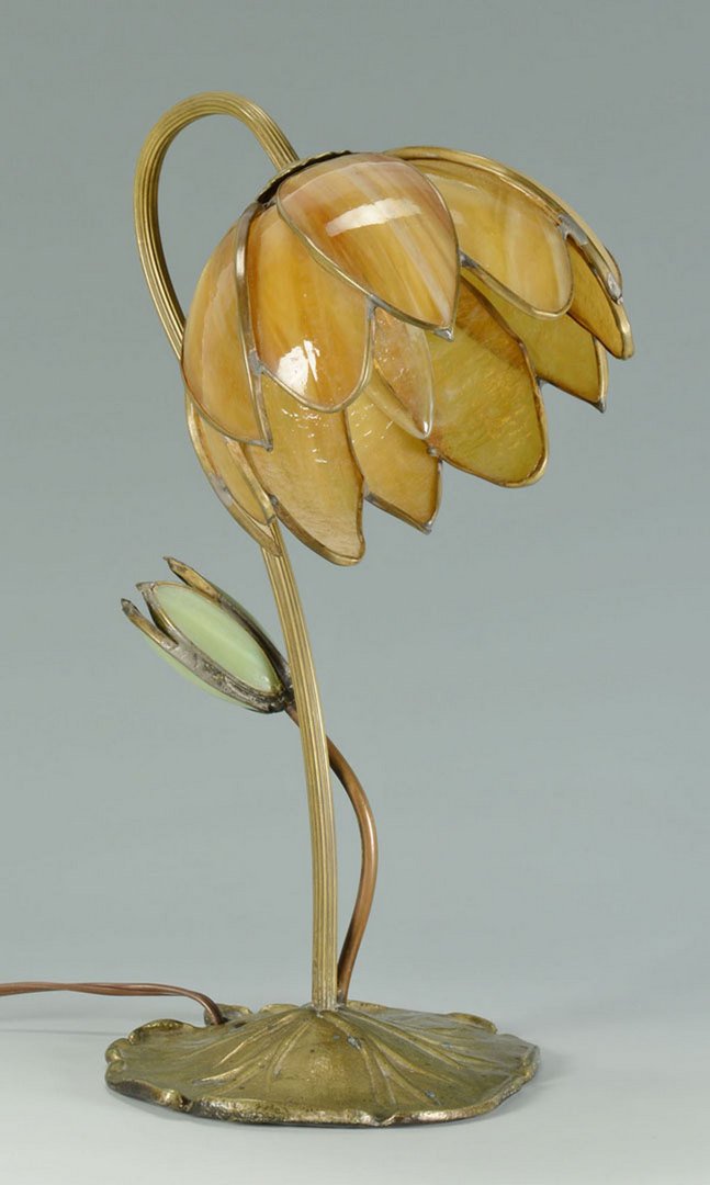 Art Nouveau Lily Pad Lamp