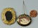 2 Mourning Brooches , one 14k with child in casket