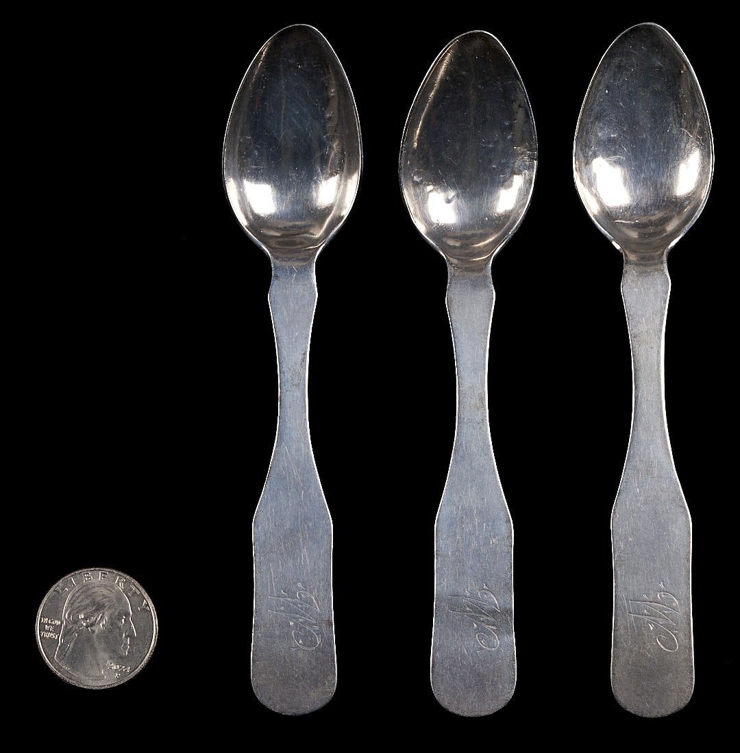 3 Berson Franklin TN Coin Silver Spoons (1 of 8)