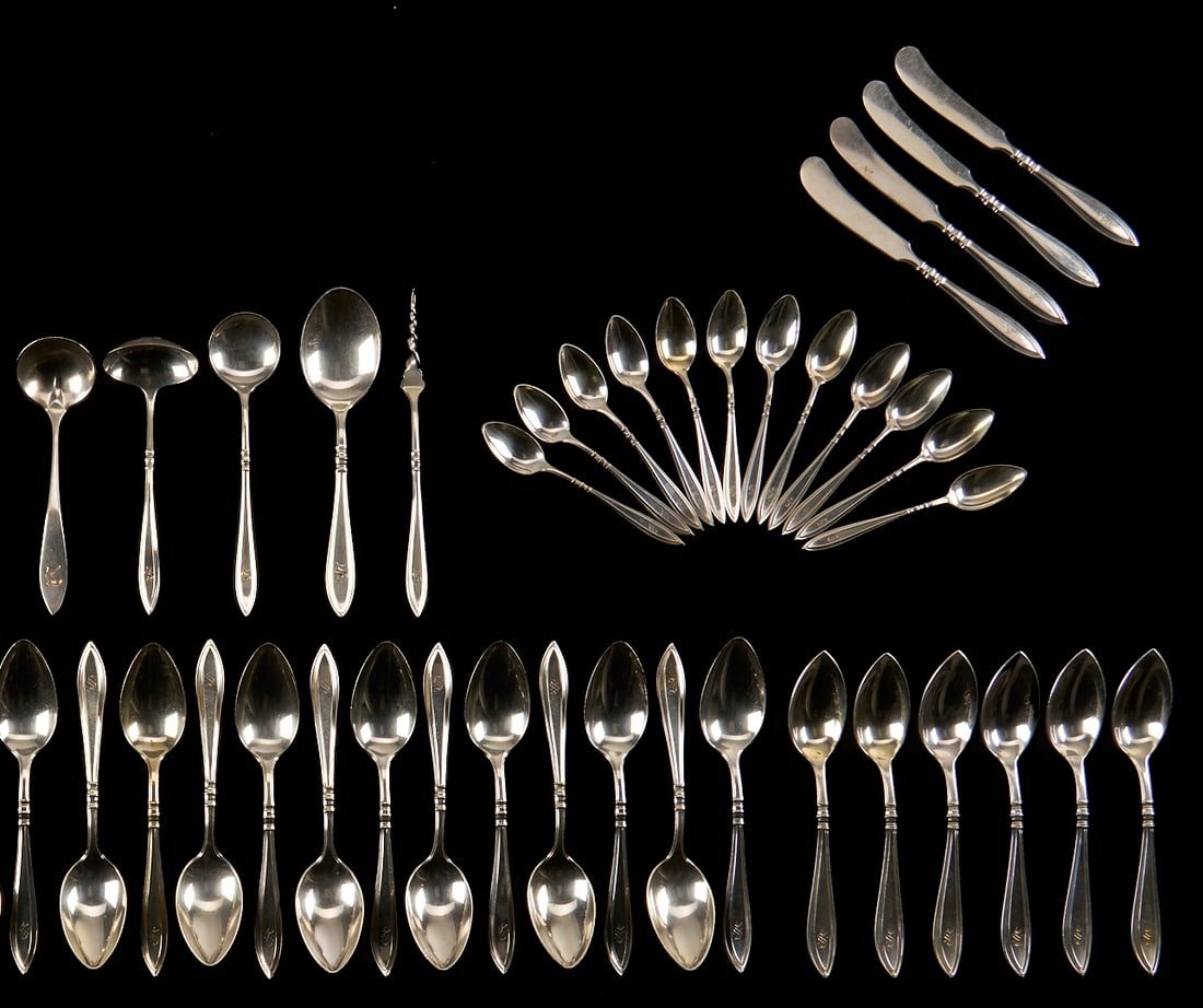 169 Pcs. Gorham Sterling Silver Flatware, Portsmouth Pattern - 10
