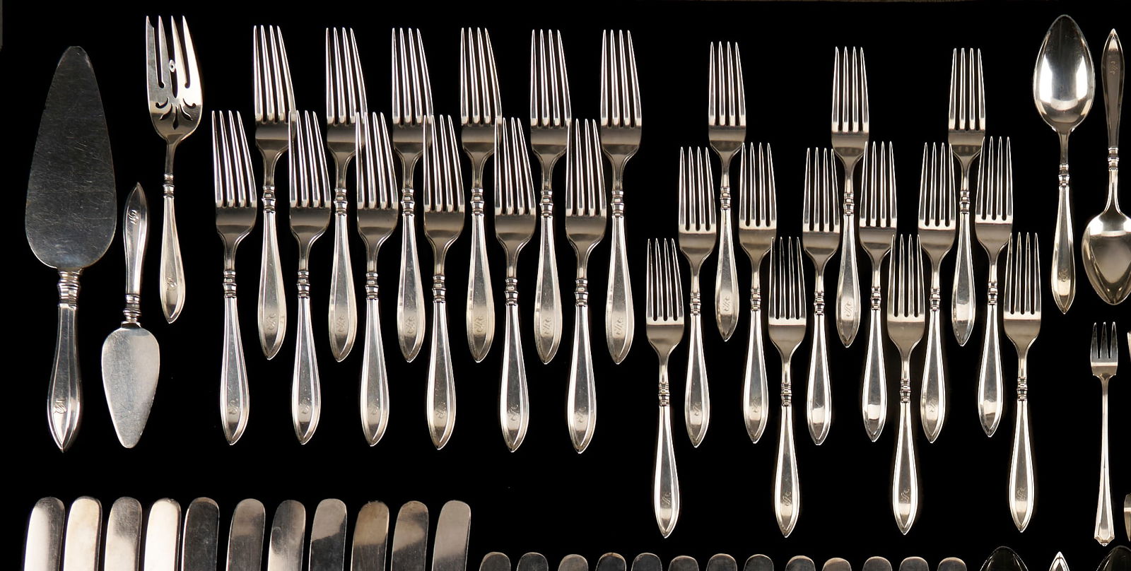 169 Pcs. Gorham Sterling Silver Flatware, Portsmouth Pattern - 4