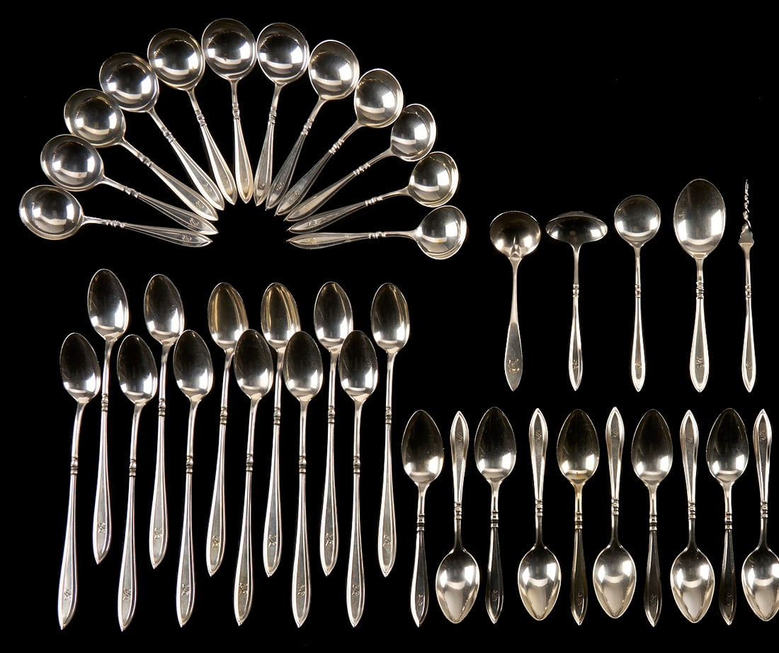 169 Pcs. Gorham Sterling Silver Flatware, Portsmouth Pattern - 9