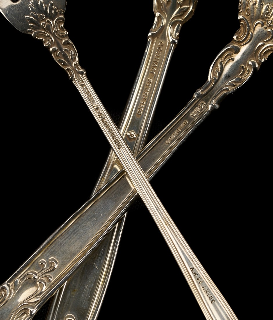 129 Pcs. Gorham Chantilly Sterling Flatware - 11