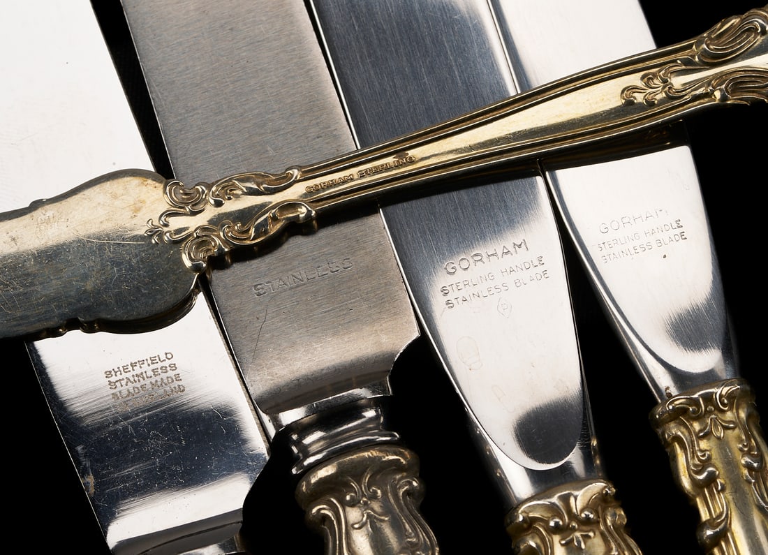 129 Pcs. Gorham Chantilly Sterling Flatware - 14