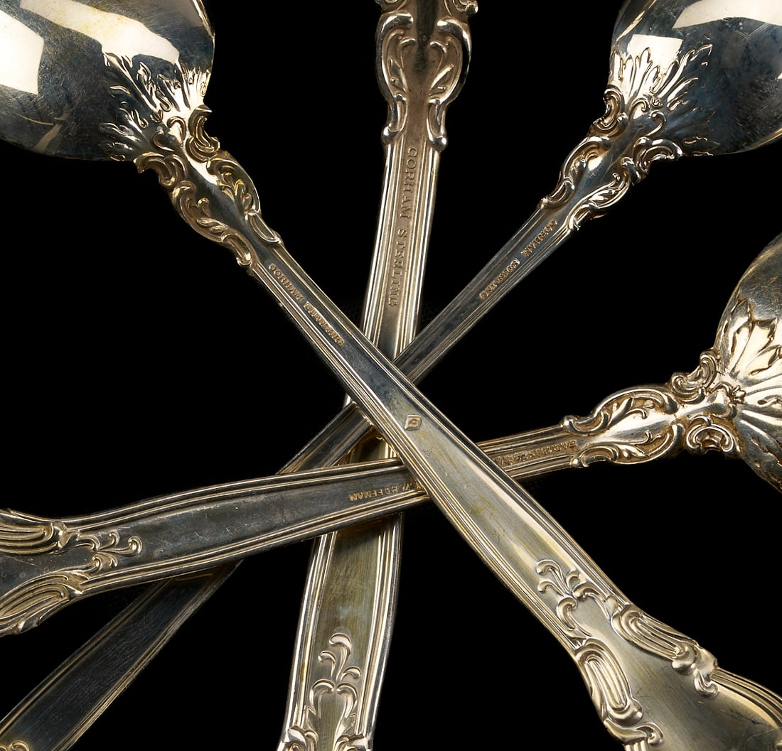 129 Pcs. Gorham Chantilly Sterling Flatware - 8