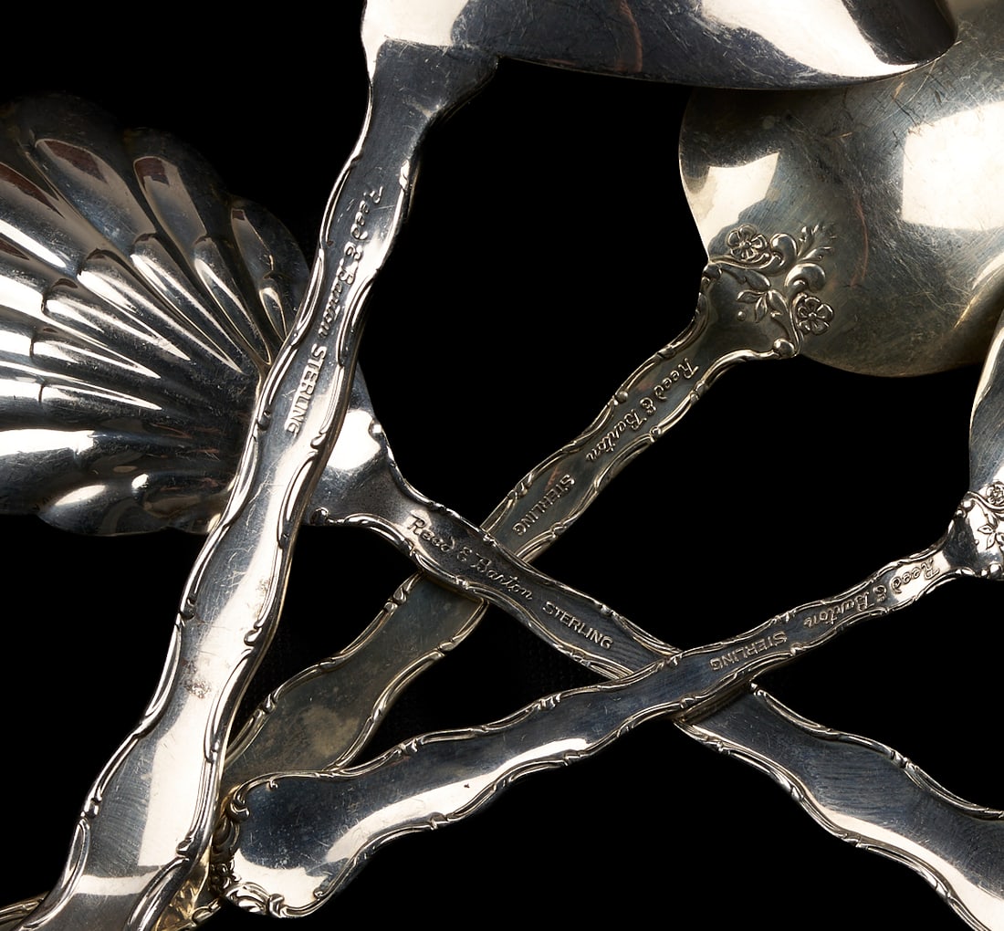 101 Pcs. Reed and Barton Tara Pattern Silver Flatware - 11