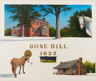 William Dunlap painting, Rose Hill