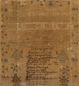 Rockbridge Co. Virginia Sisters Sampler, Sam Houston connection
