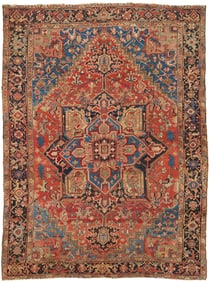 Persian Heriz Rug, 8 x 10