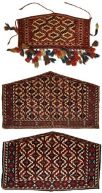 3 Antique Turkman Yomud Asmalyk Textiles