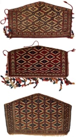3 Antique Turkman Yomud Asmalyk Textiles