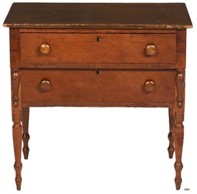 Diminutive 19th c. Server, stamped T M Dilley