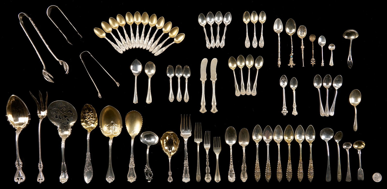 70 Pcs. Assorted Sterling Flatware, Mostly American (1 of 11)