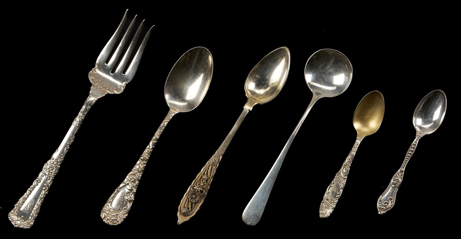 70 Pcs. Assorted Sterling Flatware, Mostly American - 9