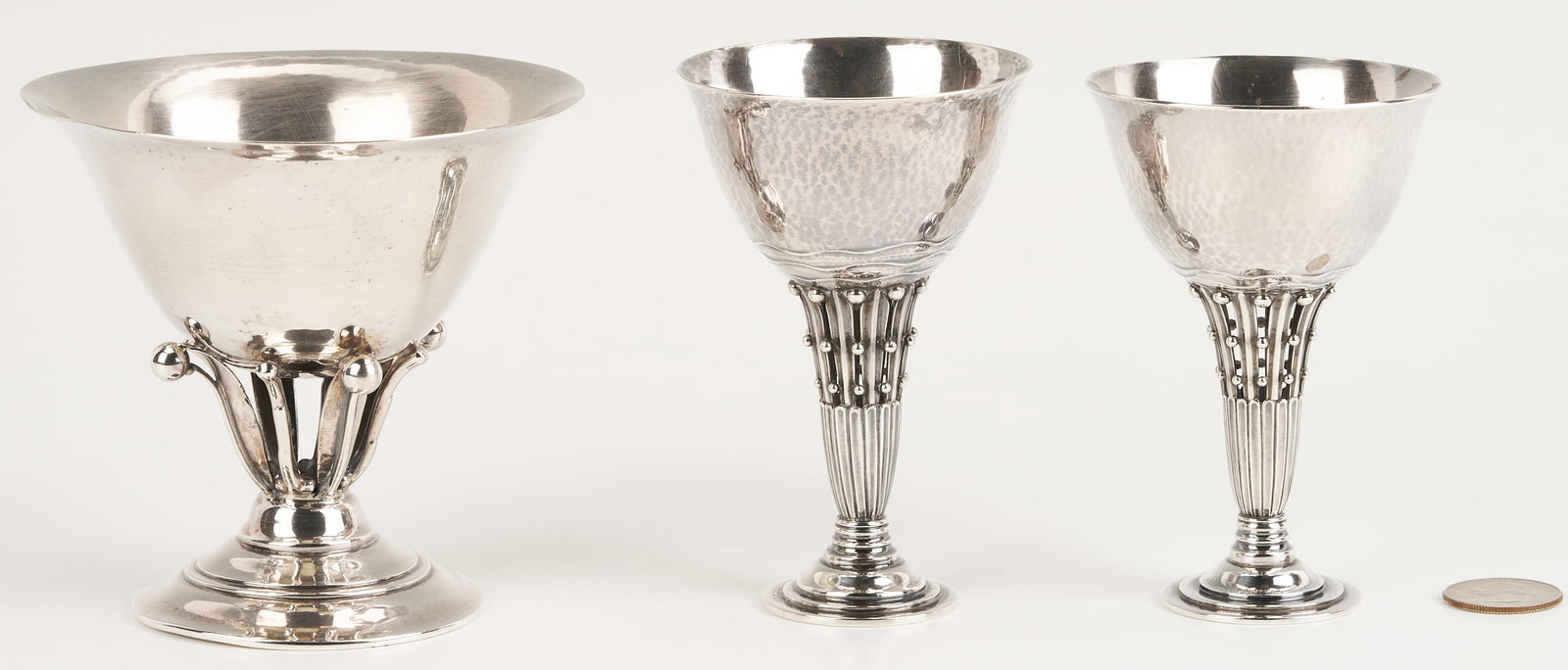 Georg Jensen Silver Goblets and Compote (1 of 15)