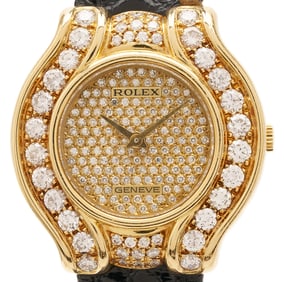 Ladies' Cellini Style Rolex Watch w/ Diamond Face