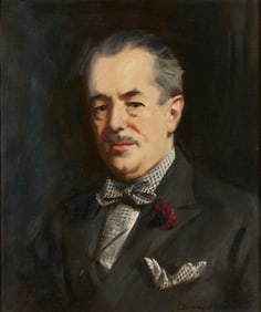 John Young Hunter Oil Portrait of Roy Howard, Exhibited