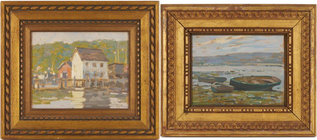 2 Roy H. Brown Oil Landscape Paintings