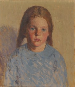 O/C Portrait of a Girl, Nancy Winslow Squire Hitch