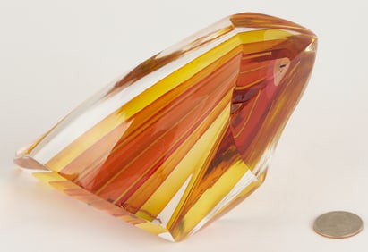 Harvey Littleton Art Glass Sculpture