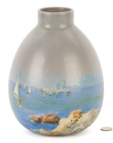 Weller Scenic Art Pottery Vase, Sarah McLaughlin