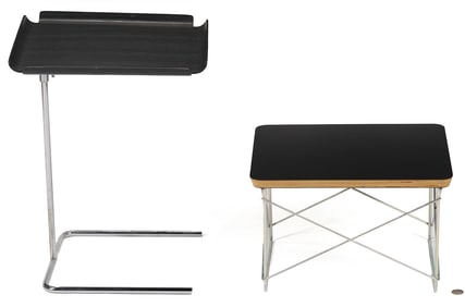 2 Herman Miller Side Tables, Tray & LTR