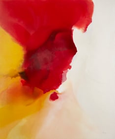 Large, Exhibited Bassmi Ibrahim Abstract Painting, Isness #30