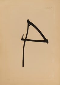 Large Robert Motherwell Abstract Expressionist Etching & Aquatint