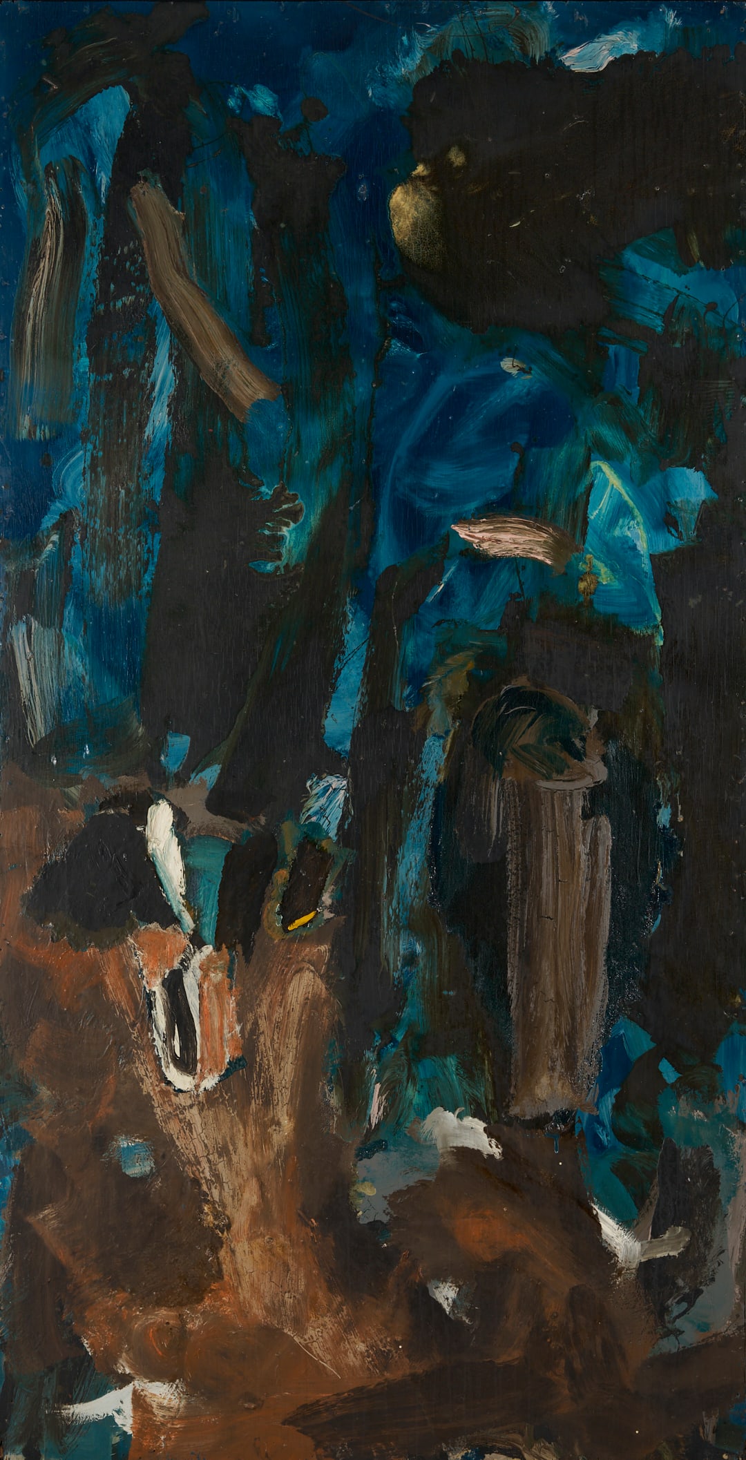 Large Julius Wasserstein Abstract Painting, Homeostasis, 1957 (1 of 12)