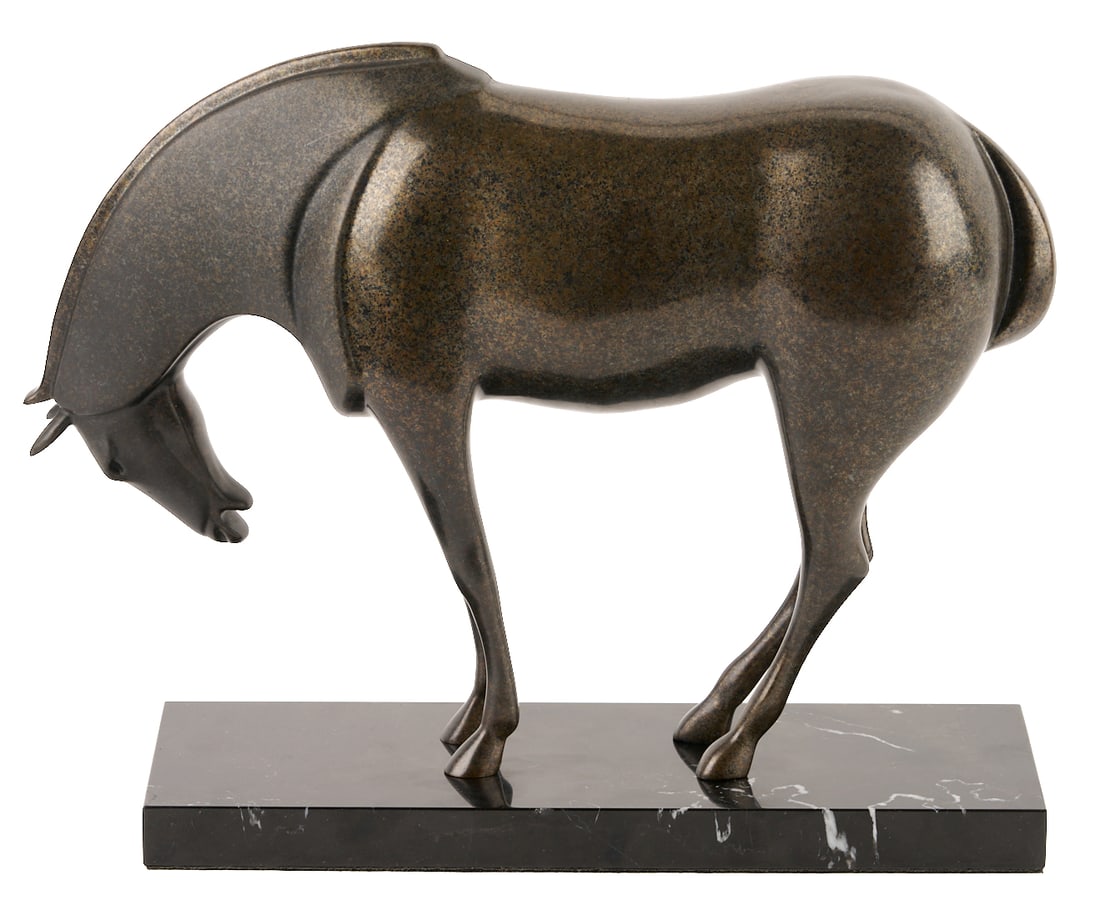 Pr. Loet Vanderveen Armored Horse Bronze Sculptures - 19