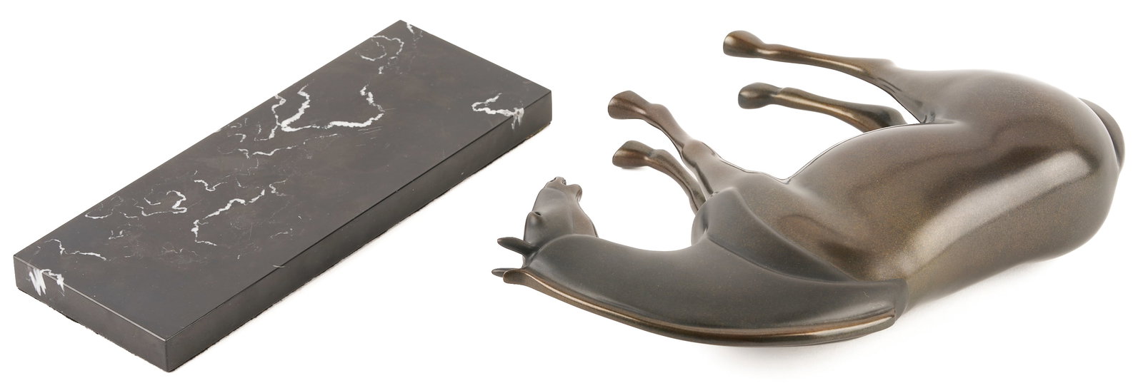 Pr. Loet Vanderveen Armored Horse Bronze Sculptures - 8