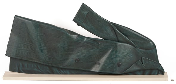 Ron Isaacs Trompe L'oeil Half Coat Sculpture