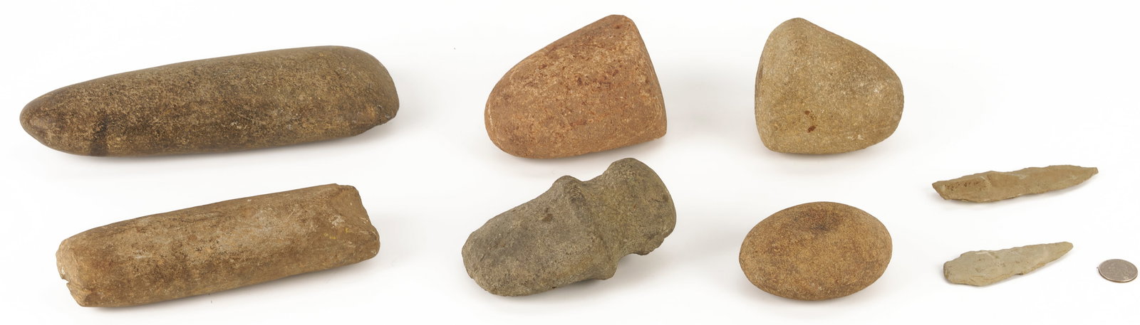 8 Native American Stone Tools, Hollybrook Farm, Blount County (1 of 11)