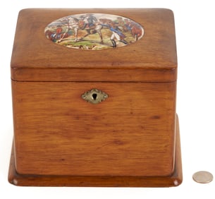 Cigar Humidor w/ Napoleon Battle Plaque