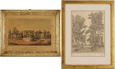 2 Southern Regional Views: SC Female Institute, Pulaski Monument