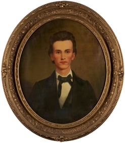 W. Cooper Portrait of CSA Sgt. Major Abram Bostick, KIA