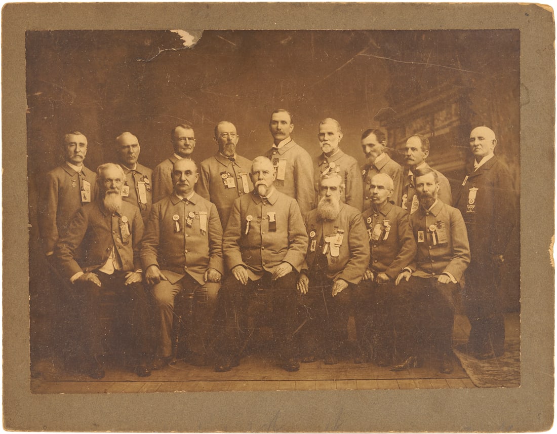 Civil War Confederate Reunion Photograph, ex. McCrary & Branson (1 of 9)