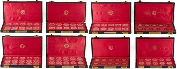 Natl. Commemorative Society Series III Sterling Silver Medals, 69 oz.