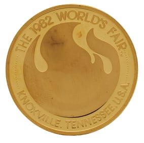 24K Gold World's Fair Coin