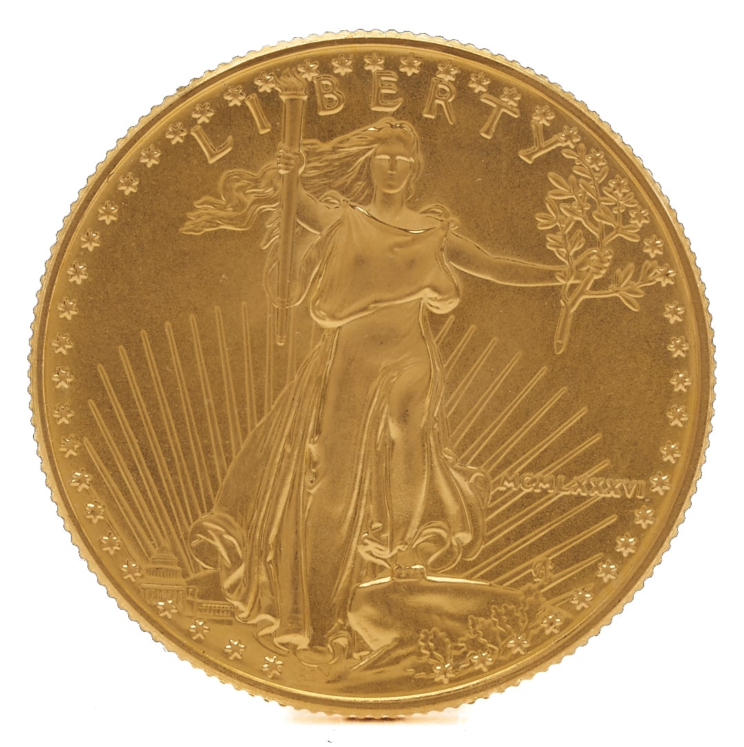 1986 $25 Gold Liberty Coin (1 of 5)